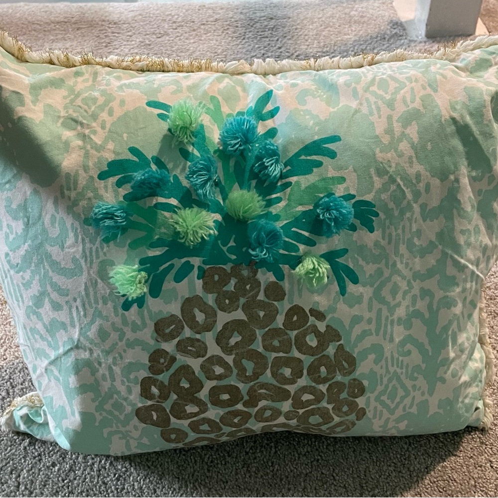 Lilly Pulitzer exclusively for Pottery Barn Pineapple Throw Pillow